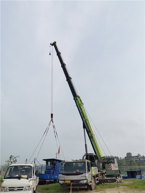 洛江区桥梁建设吊装案例